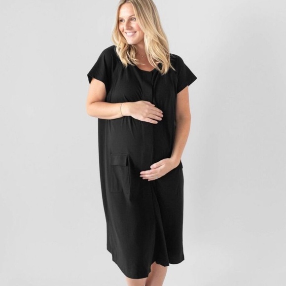 Kindred Bravely Other - Kindred Bravely Women's Universal Labor Gown Black XL XXL